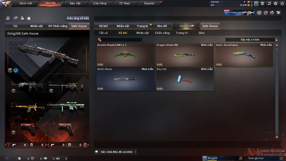 shop acc cf uy tin gia re